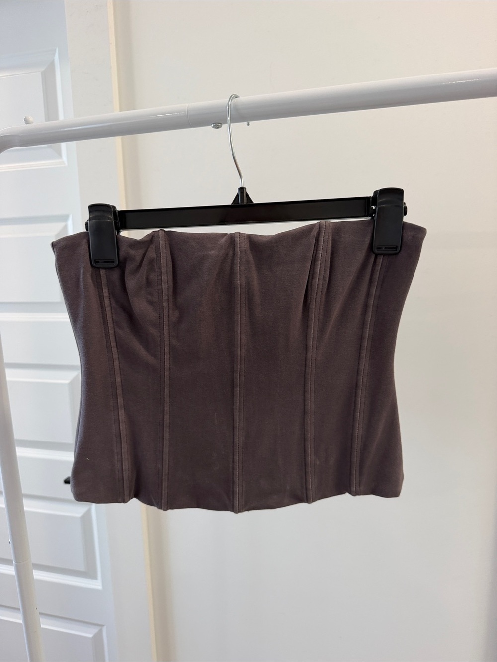 SKIMS Women's Strapless Corset-Style Skirt in Taupe